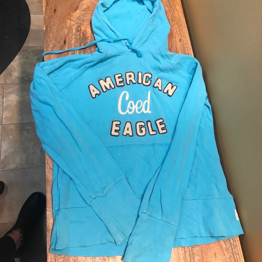 American Eagle blue hoodie size small